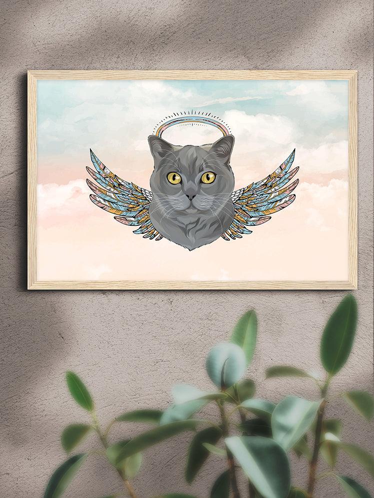 Vintage Angel - Custom Pet Poster - NextGenPaws Pet Portraits
