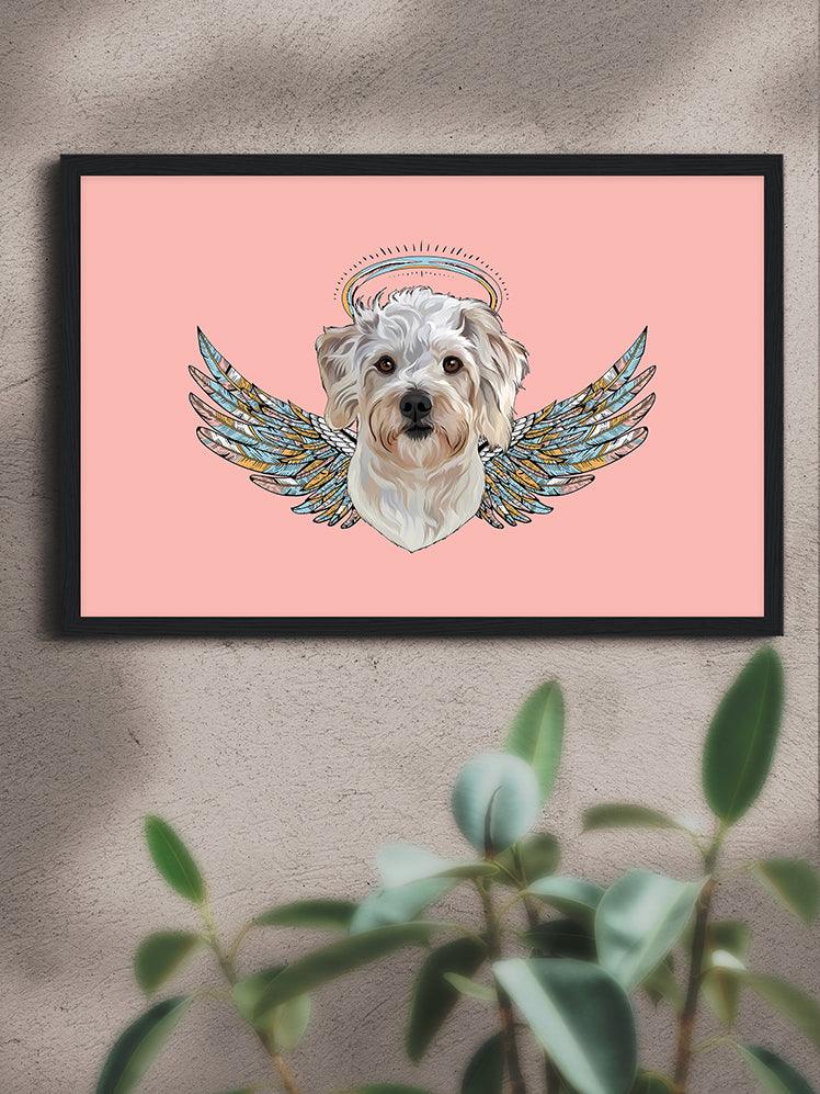 Vintage Angel - Custom Pet Poster - NextGenPaws Pet Portraits