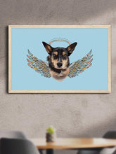 Load image into Gallery viewer, Vintage Angel - Custom Pet Poster - NextGenPaws Pet Portraits