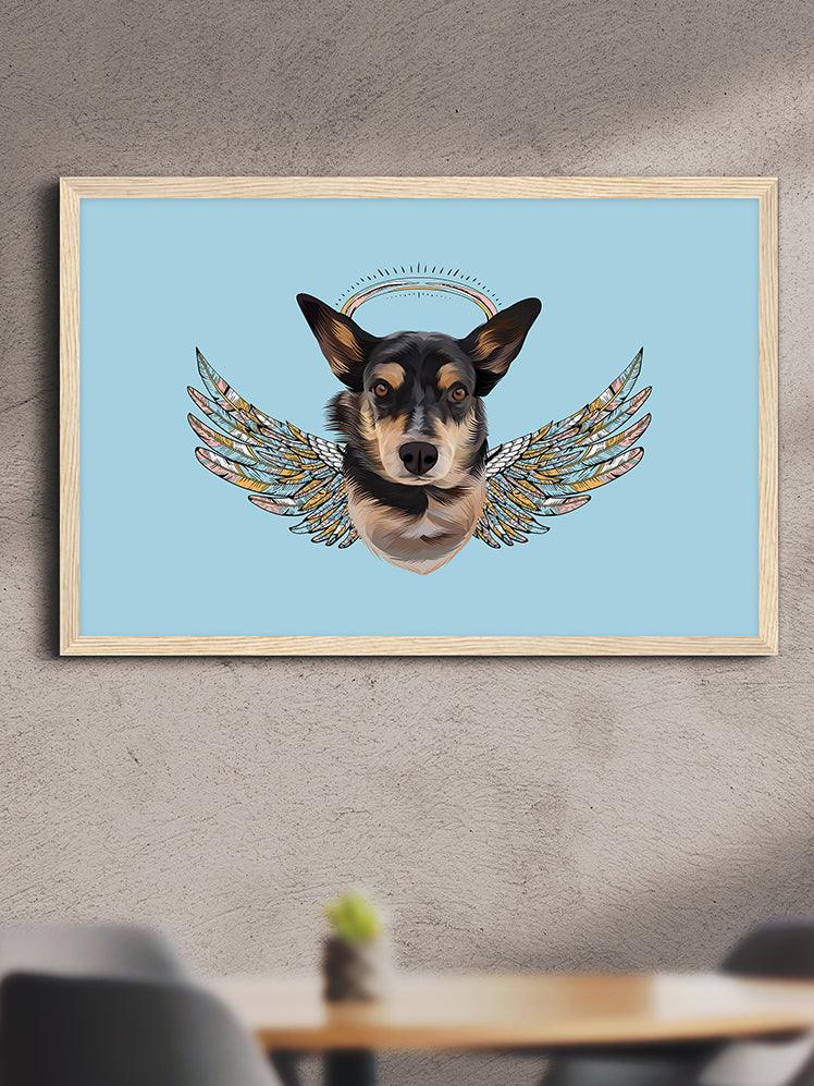Vintage Angel - Custom Pet Poster - NextGenPaws Pet Portraits