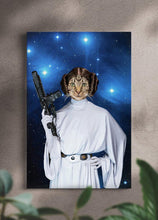 Load image into Gallery viewer, Princess Leiapaw - Custom Pet Portrait - NextGenPaws Pet Portraits