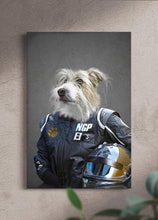 Load image into Gallery viewer, The Racer - Custom Pet Portrait - NextGenPaws Pet Portraits
