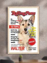 Load image into Gallery viewer, Rolling Paws Magazine Cover - Custom Pet Poster - NextGenPaws Pet Portraits
