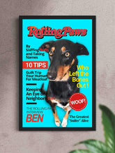 Load image into Gallery viewer, Rolling Paws Magazine Cover - Custom Pet Poster - NextGenPaws Pet Portraits
