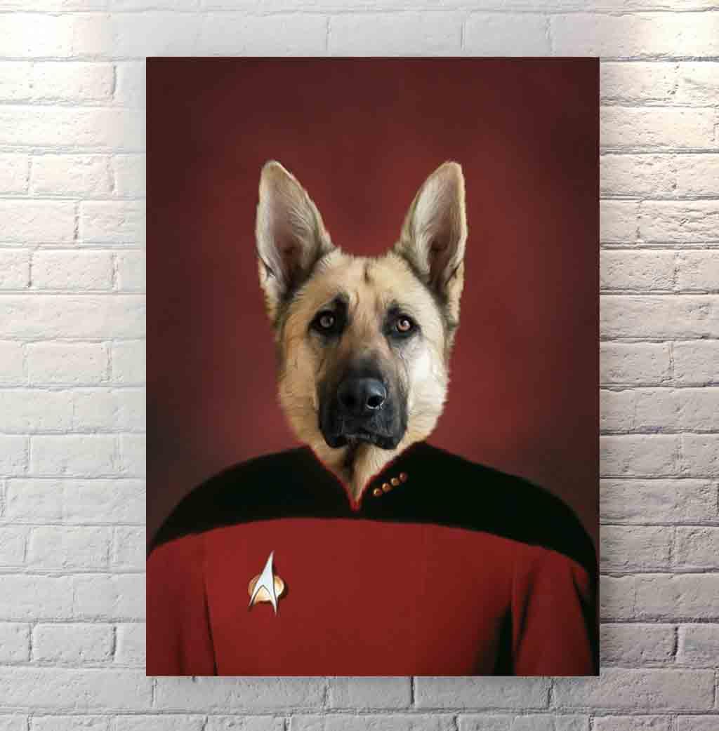 The Trekkie - Custom Pet Portrait - NextGenPaws Pet Portraits