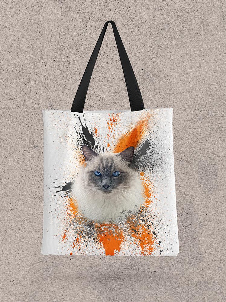 Splash Oil Painting - Custom Pet Tote Bag - NextGenPaws Pet Portraits