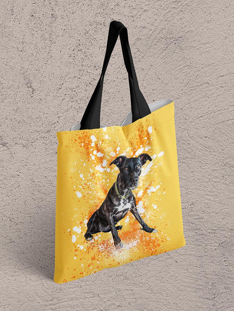 Splash Oil Painting - Custom Pet Tote Bag - NextGenPaws Pet Portraits