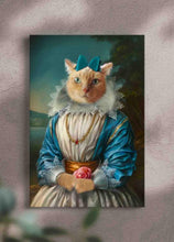 Load image into Gallery viewer, The Blue Princess - Custom Pet Portrait - NextGenPaws Pet Portraits
