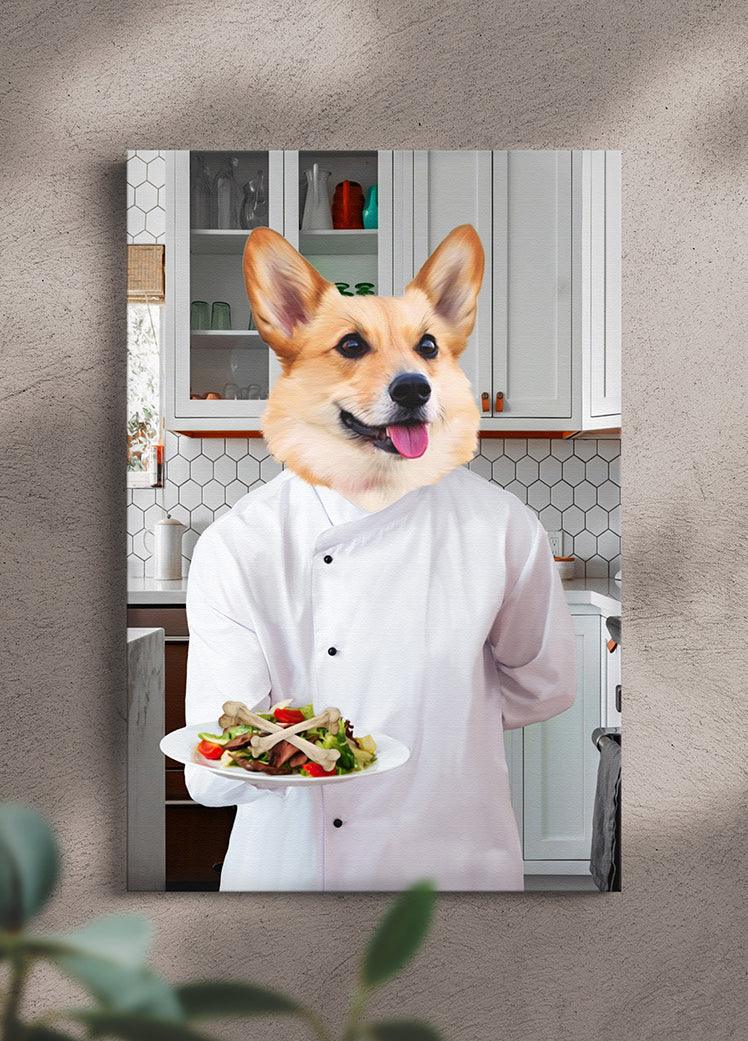 The Chef - Custom Pet Portrait - NextGenPaws Pet Portraits
