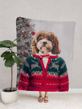 Load image into Gallery viewer, The Christmas Classic - Custom Christmas Pet Blanket - NextGenPaws Pet Portraits