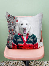 Load image into Gallery viewer, The Christmas Classic - Custom Christmas Pet Pillow - NextGenPaws Pet Portraits