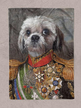 Load image into Gallery viewer, The Colonel - Custom Pet Blanket - NextGenPaws Pet Portraits