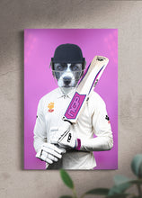 Load image into Gallery viewer, The Cricketer - Custom Pet Portrait