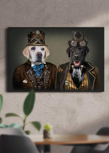 Load image into Gallery viewer, The Doc and The Pilot - Custom Sibling Pet Portrait - NextGenPaws Pet Portraits