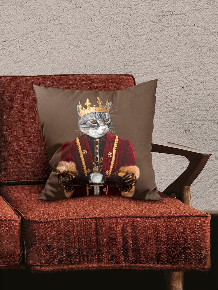 The King - Custom Pet Pillow - NextGenPaws Pet Portraits