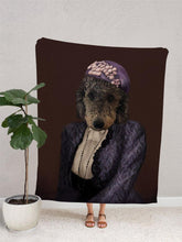 Load image into Gallery viewer, The Madam - Custom Pet Blanket - NextGenPaws Pet Portraits