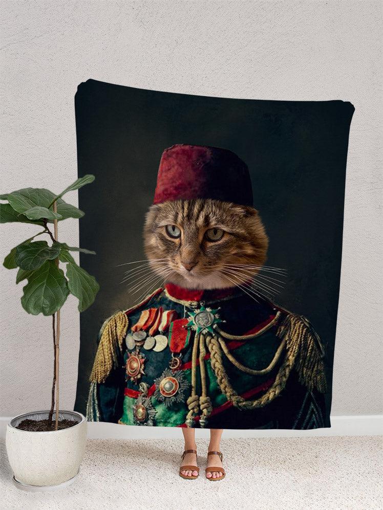 The Ottoman - Custom Pet Blanket - NextGenPaws Pet Portraits