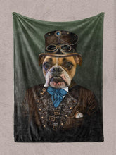 Load image into Gallery viewer, The Pilot - Custom Pet Blanket - NextGenPaws Pet Portraits