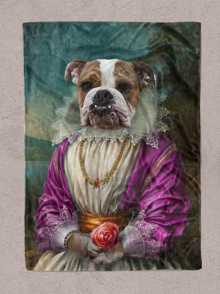 The Pink Princess - Custom Pet Blanket - NextGenPaws Pet Portraits