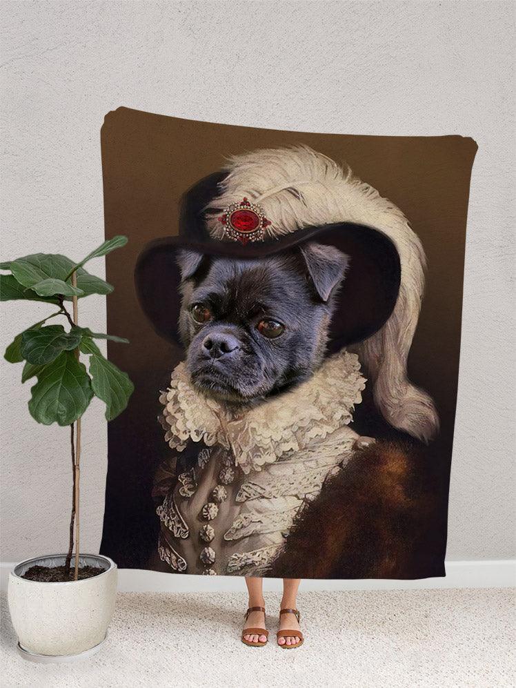 The Queen - Custom Pet Blanket - NextGenPaws Pet Portraits