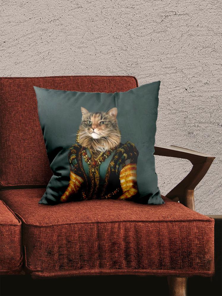 The Sapphire Princess - Custom Pet Pillow - NextGenPaws Pet Portraits