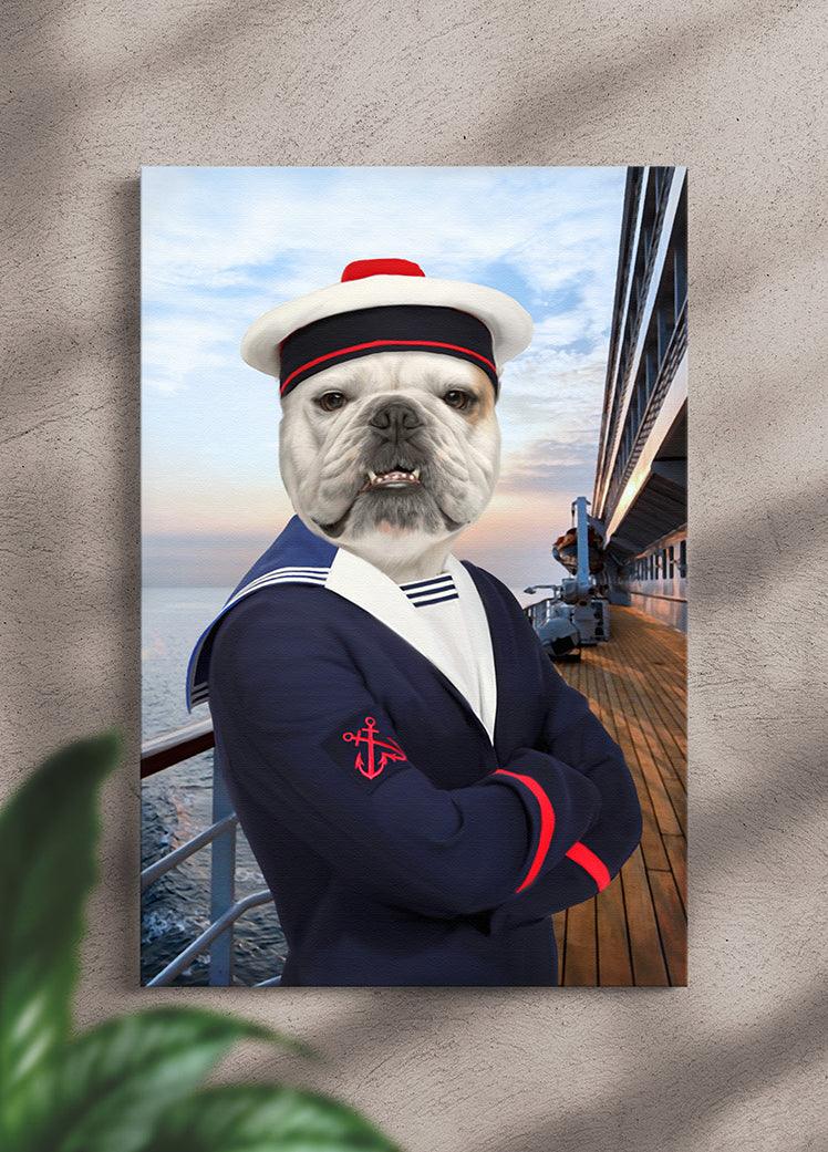 The Shipboy - Custom Pet Portrait - NextGenPaws Pet Portraits