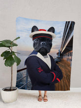 Load image into Gallery viewer, The Shipboy - Custom Pet Blanket - NextGenPaws Pet Portraits
