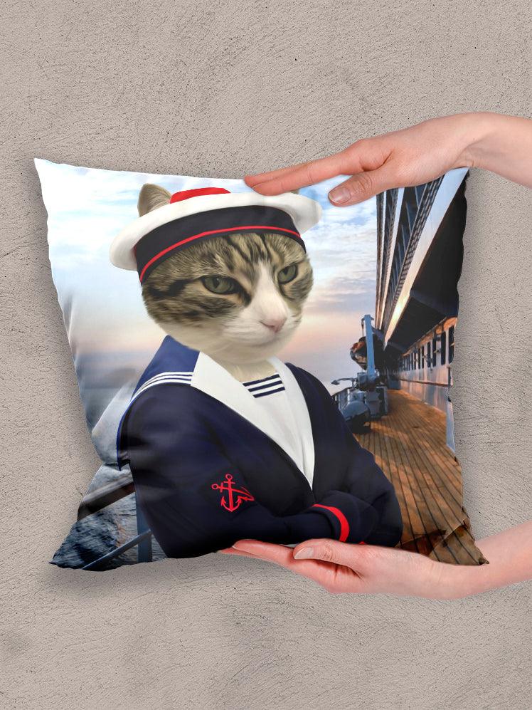 The Shipboy - Custom Pet Pillow - NextGenPaws Pet Portraits