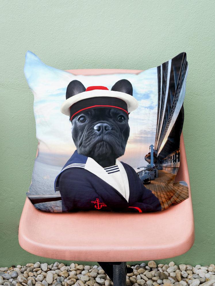 The Shipboy - Custom Pet Pillow - NextGenPaws Pet Portraits