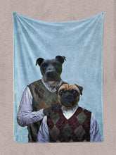 Load image into Gallery viewer, The Step Brothers - Custom Sibling Pet Blanket - NextGenPaws Pet Portraits