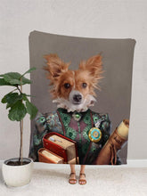Load image into Gallery viewer, The Tutor - Custom Pet Blanket - NextGenPaws Pet Portraits