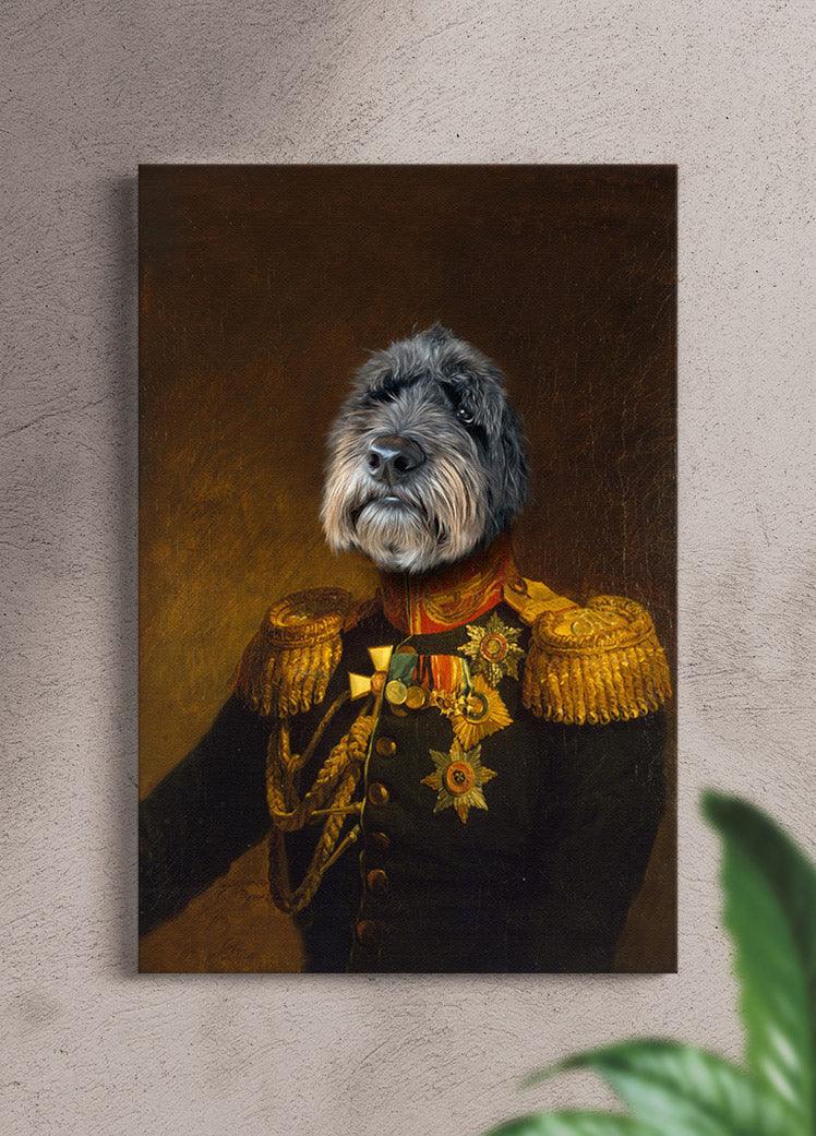 The Veteran - Custom Pet Portrait - NextGenPaws Pet Portraits