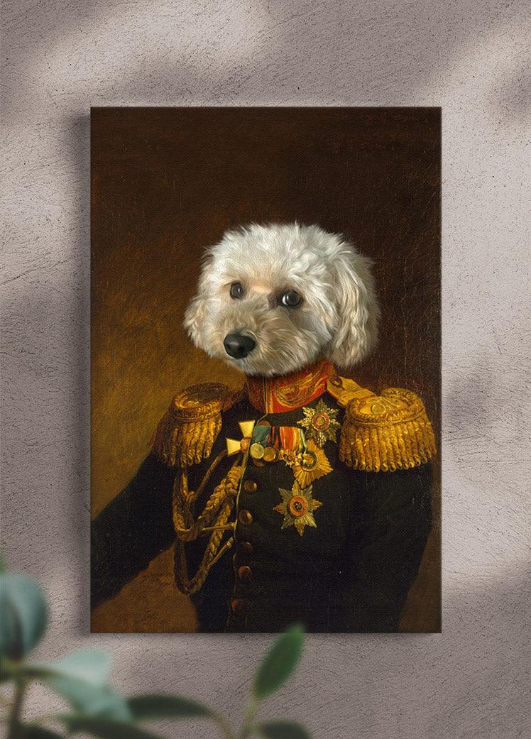 The Veteran - Custom Pet Portrait - NextGenPaws Pet Portraits
