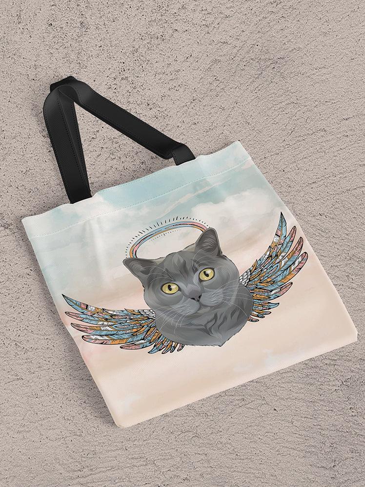 Vintage Angel - Custom Pet Tote Bag - NextGenPaws Pet Portraits