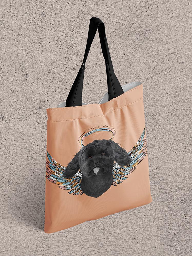 Vintage Angel - Custom Pet Tote Bag - NextGenPaws Pet Portraits
