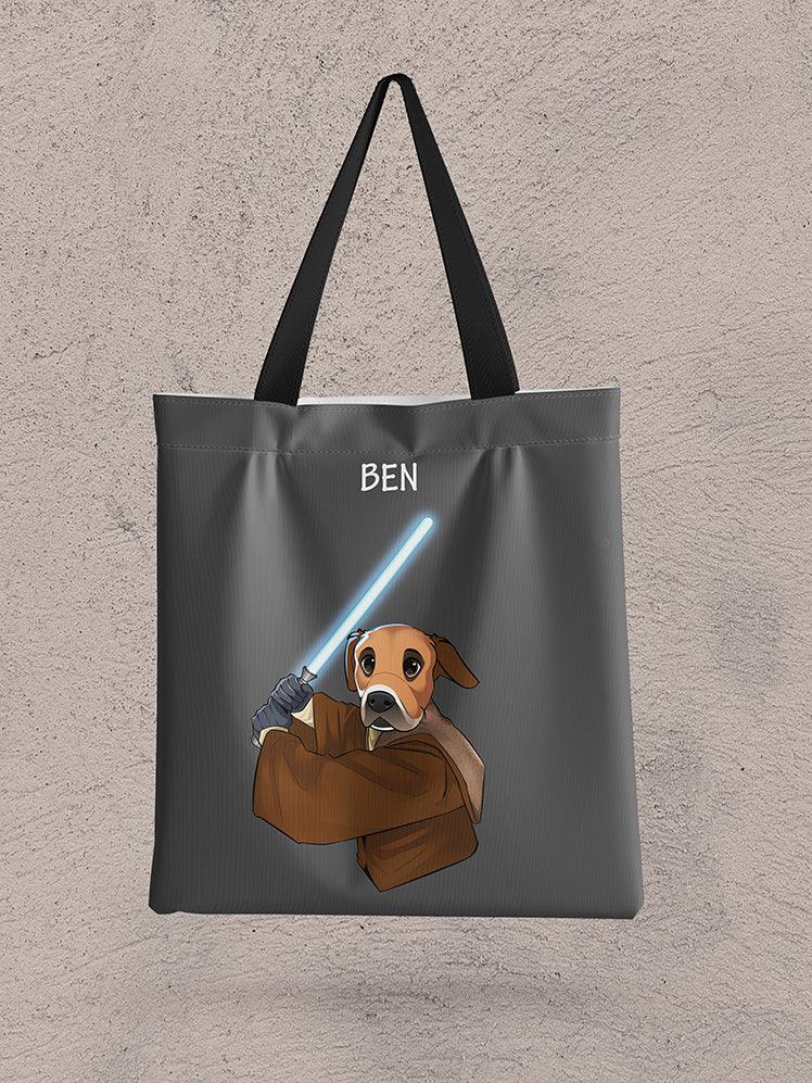 Cartoon Obipaw - Custom Pet Tote Bag - NextGenPaws Pet Portraits
