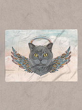 Load image into Gallery viewer, Vintage Angel - Custom Pet Blanket - NextGenPaws Pet Portraits