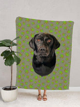 Load image into Gallery viewer, Funky Designs | Leaf - Custom Pet Blankets - NextGenPaws Pet Portraits