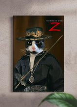 Load image into Gallery viewer, Zorro - Custom Pet Portrait - NextGenPaws Pet Portraits