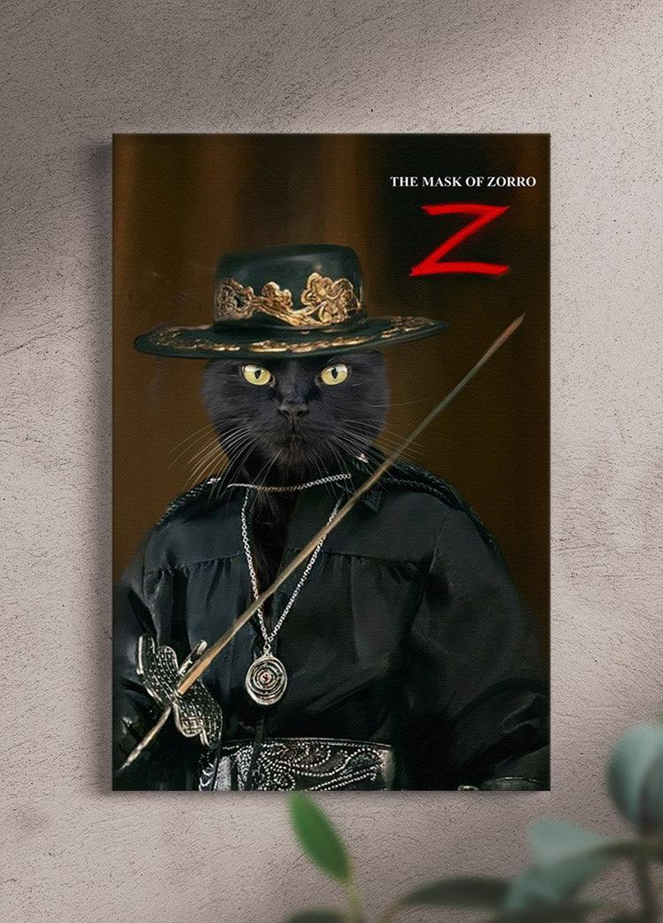 Zorro - Custom Pet Portrait - NextGenPaws Pet Portraits