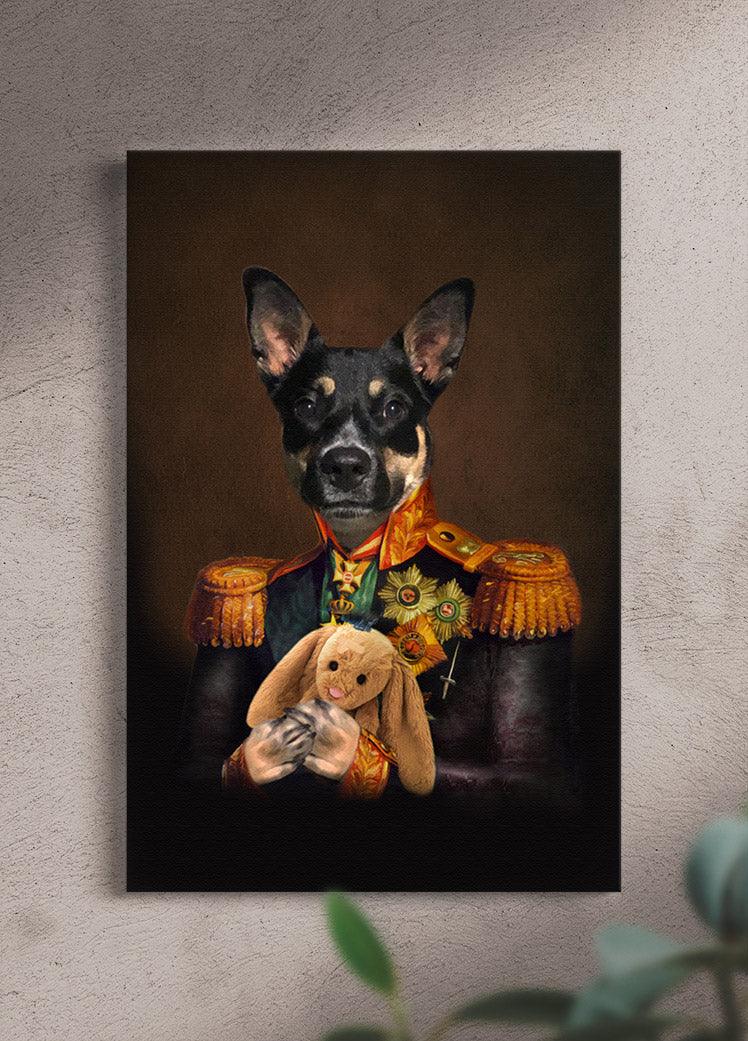 The Admiral - Custom Pet Portrait - NextGenPaws Pet Portraits