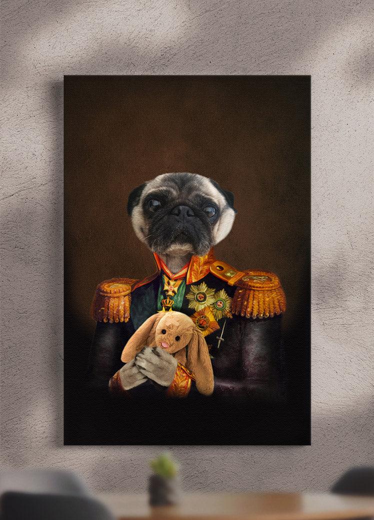 The Admiral - Custom Pet Portrait - NextGenPaws Pet Portraits
