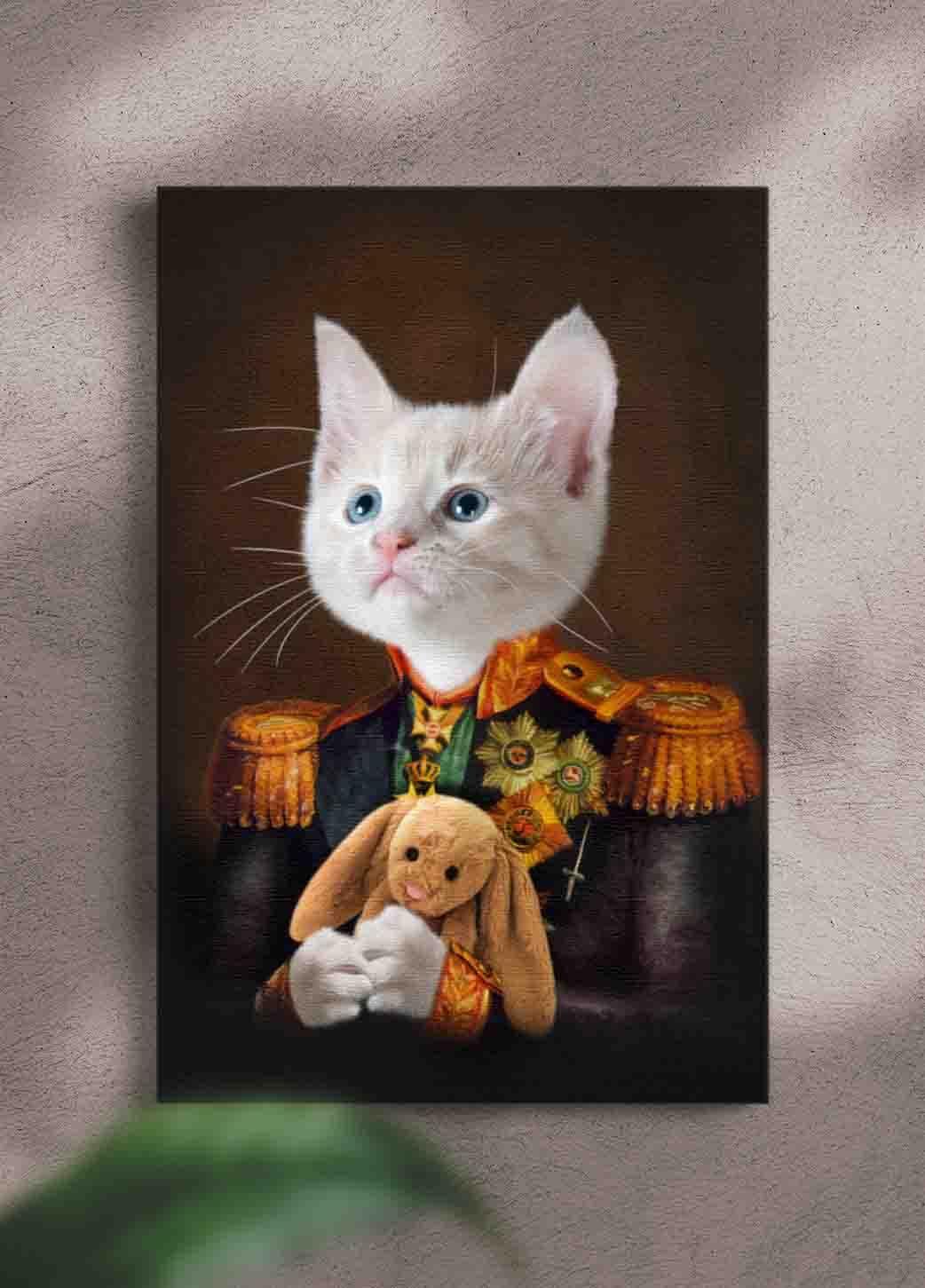 The Admiral - Custom Pet Portrait - NextGenPaws Pet Portraits