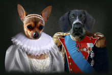 Load image into Gallery viewer, The Army Couple - Custom Sibling Pet Blanket - NextGenPaws Pet Portraits