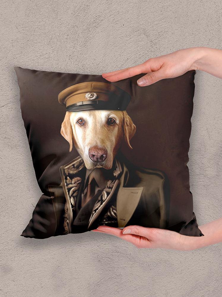 The Captain - Custom Pet Pillow - NextGenPaws Pet Portraits