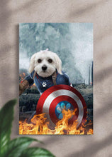Load image into Gallery viewer, Captain Doggmerica - Custom Pet Canvas - NextGenPaws Pet Portraits