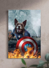 Load image into Gallery viewer, Captain Doggmerica - Custom Pet Canvas - NextGenPaws Pet Portraits