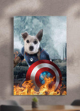 Load image into Gallery viewer, Captain Doggmerica - Custom Pet Canvas - NextGenPaws Pet Portraits