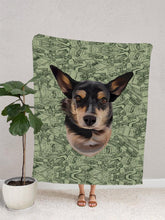 Load image into Gallery viewer, Money Don't Jiggle - Custom Pet Blankets - NextGenPaws Pet Portraits