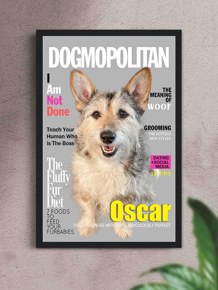 Dog/Catsmopolitan Magazine Cover - Custom Pet Poster - NextGenPaws Pet Portraits
